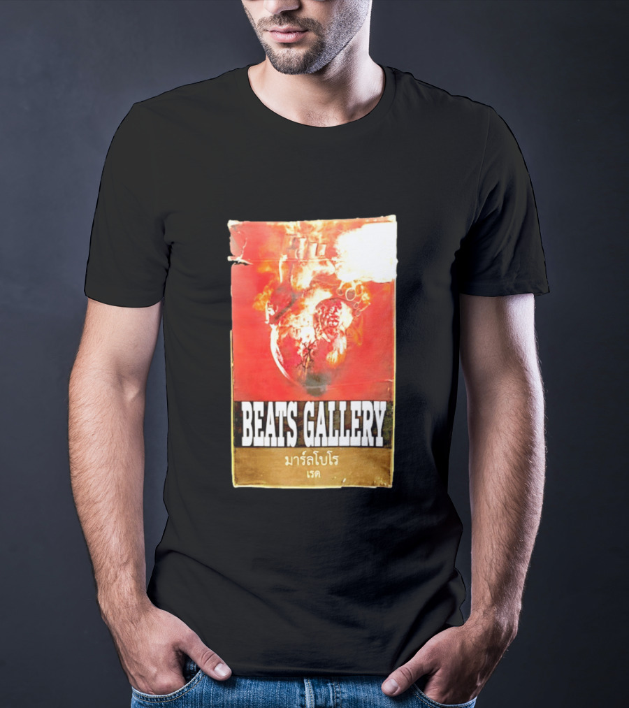 BEATS GALLERY Marlboro Red Anatomical Heart T-Shirt