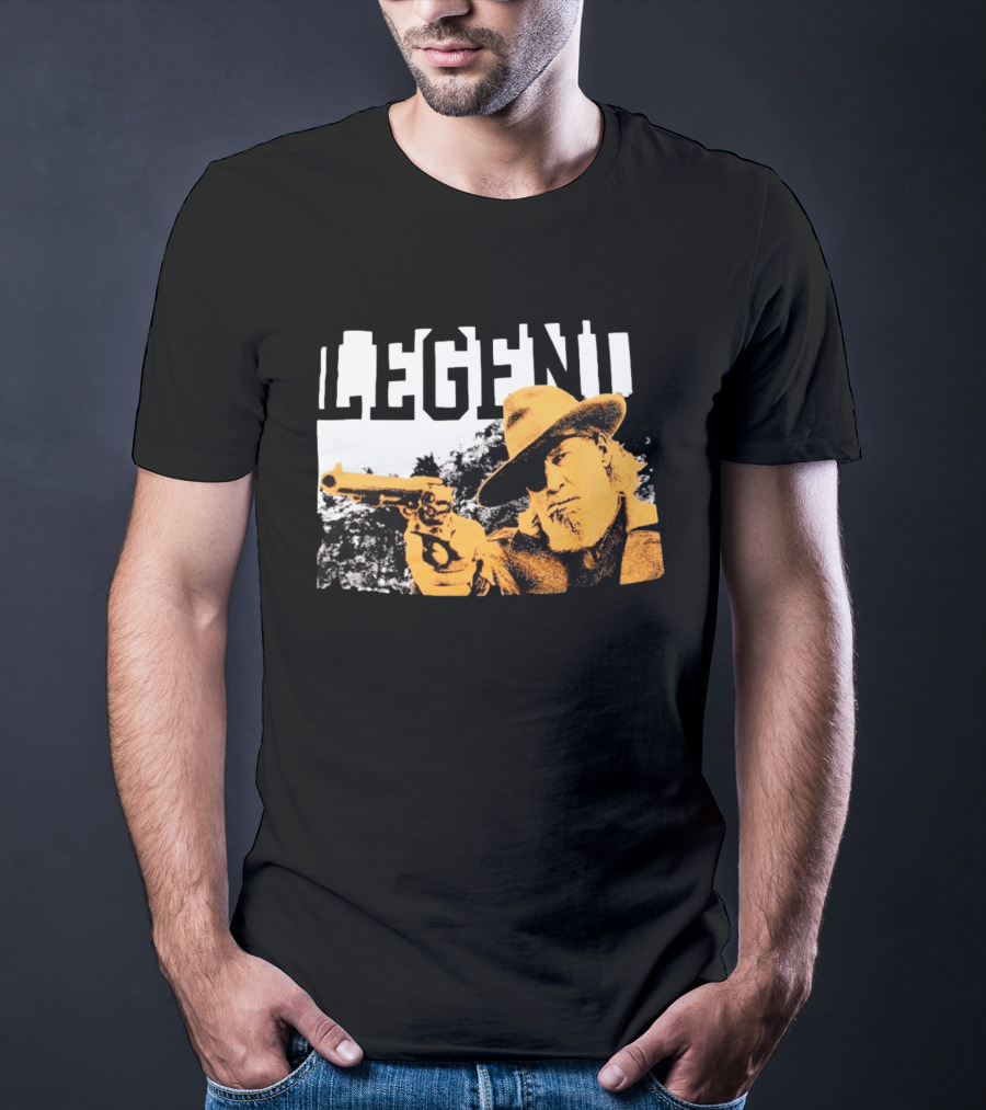 Legend Clint Eastwood Pointing Revolver T-Shirt