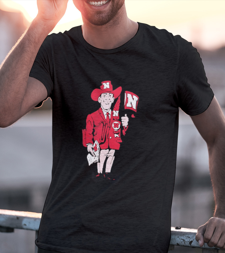 Nebraska Cornhuskers Herbie Husker Vintage Distressed T-Shirt