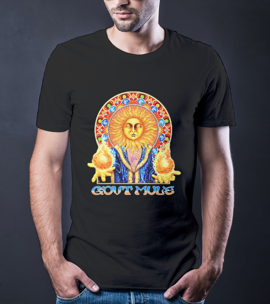 Gov't Mule Psychedelic Sunburst Summer Tour 2026 T-Shirt