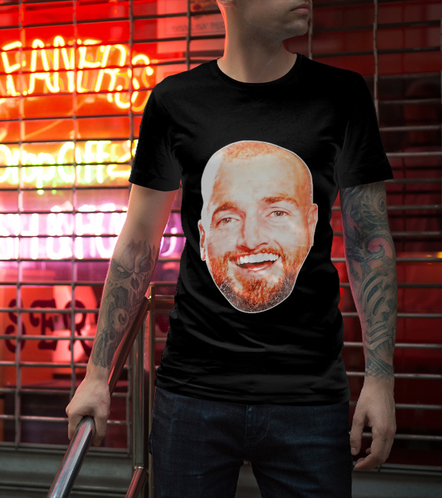 Post Malone Smiling Face Celebrity Image T-Shirt