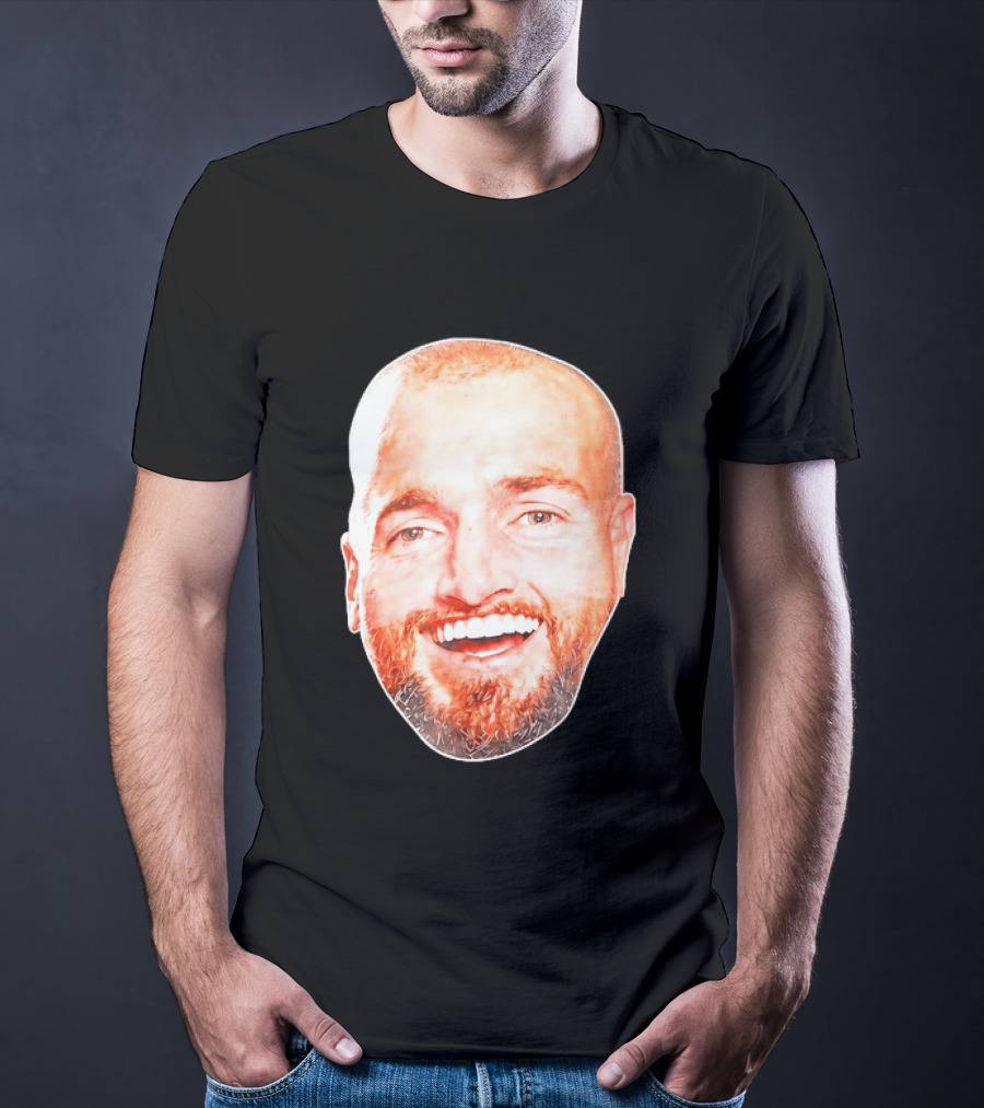 Post Malone Smiling Face Celebrity Image T-Shirt