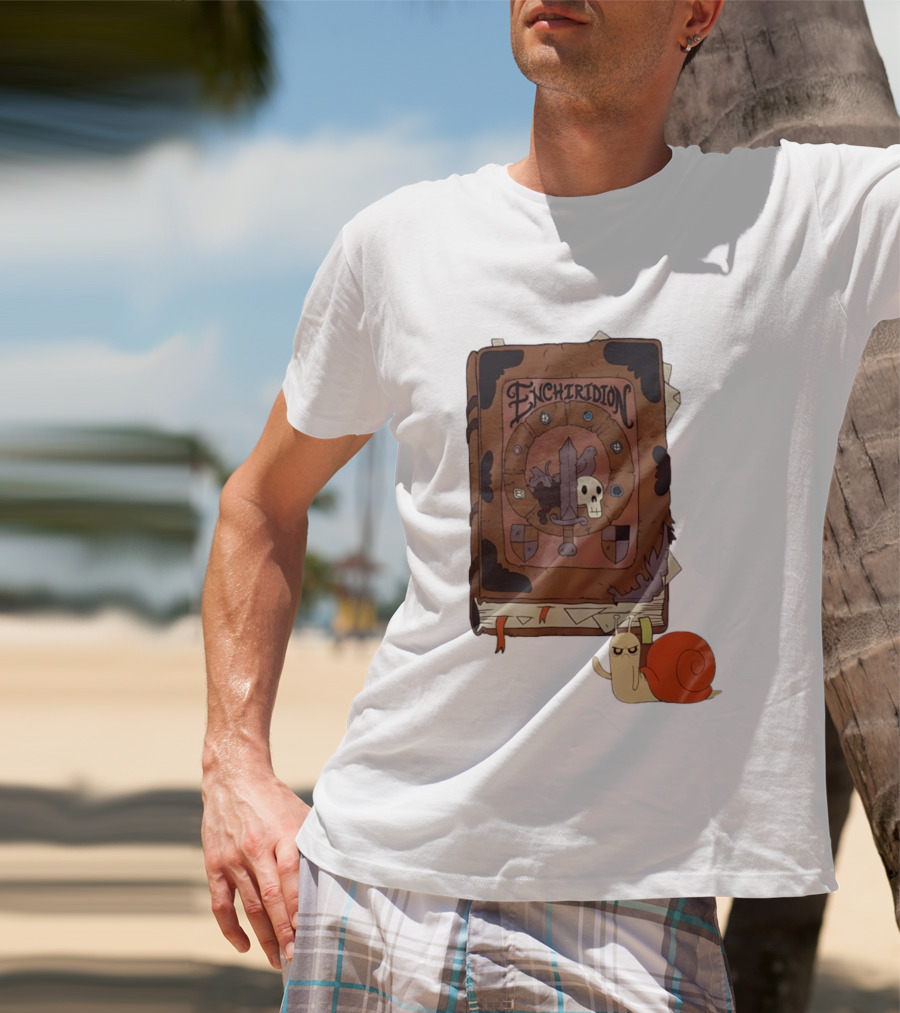 Adventure Time Enchiridion Snail Cartoon Network Book T-Shirt