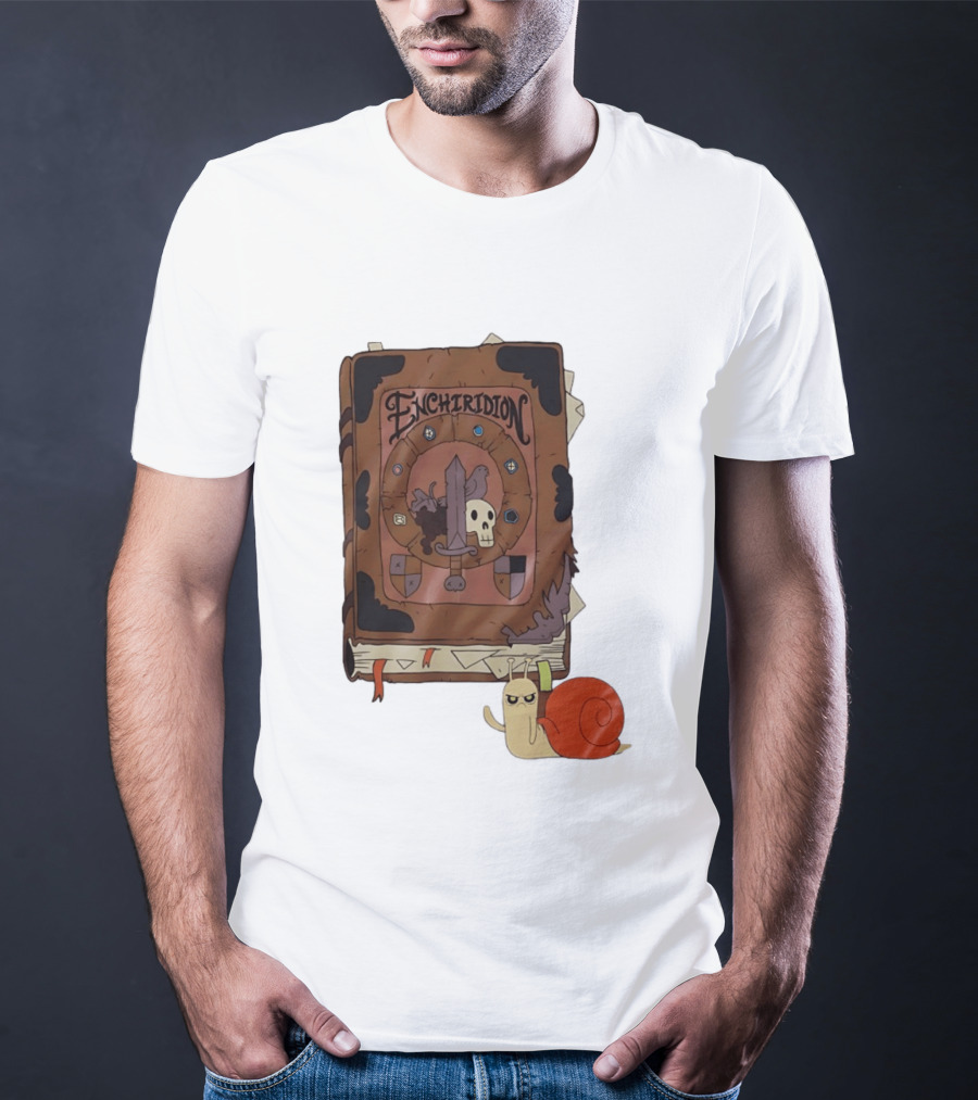 Adventure Time Enchiridion Snail Cartoon Network Book T-Shirt