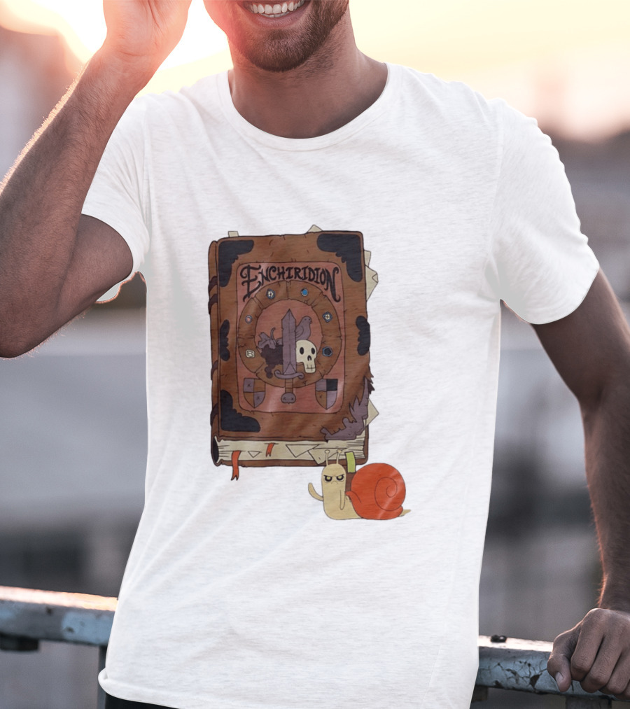 Adventure Time Enchiridion Snail Cartoon Network Book T-Shirt