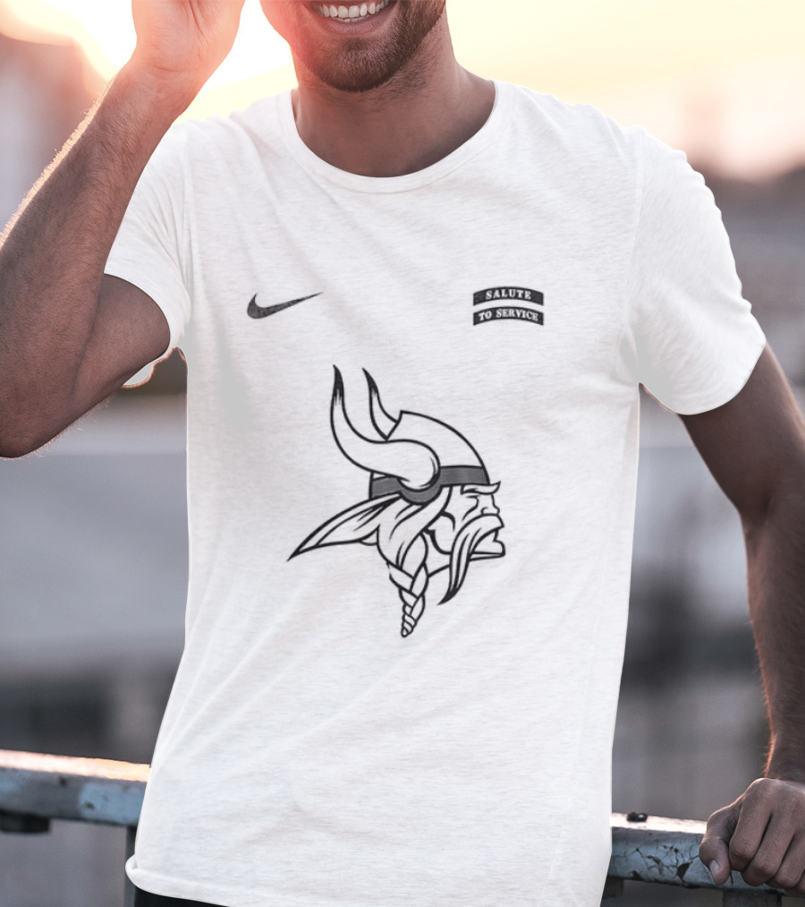 Nike Minnesota Vikings Salute To Service Camouflage NFL T-Shirt