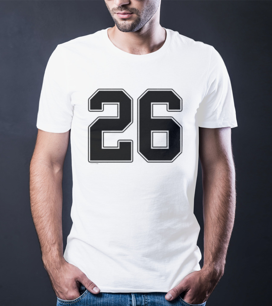 Minnesota Vikings Salute To Service 26 Name And Number T-Shirt