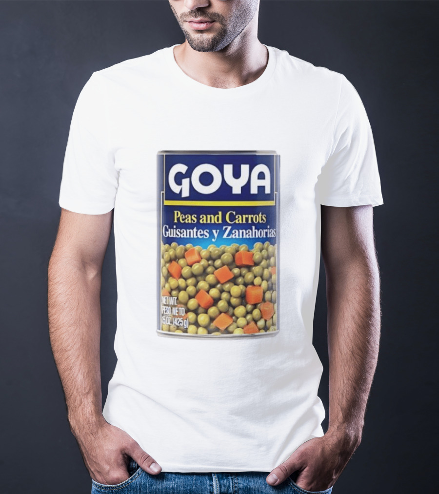 Goya Peas And Carrots Guisantes Y Zanahorias 15 Oz 425 G Canned Vegetable Mix T-Shirt