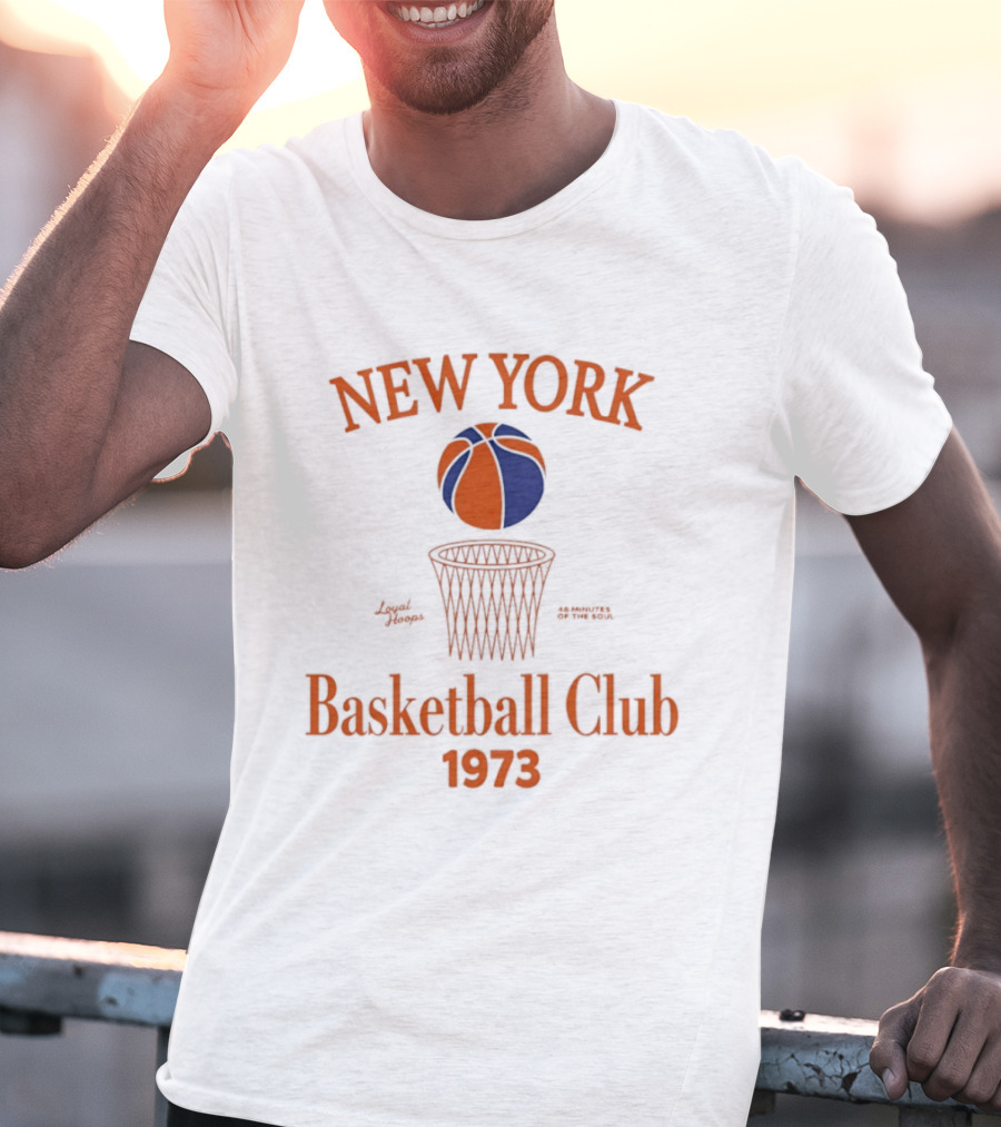 New York Basketball Club 1973 Loyal Hoops 48 Minutes Of The Soul T-Shirt