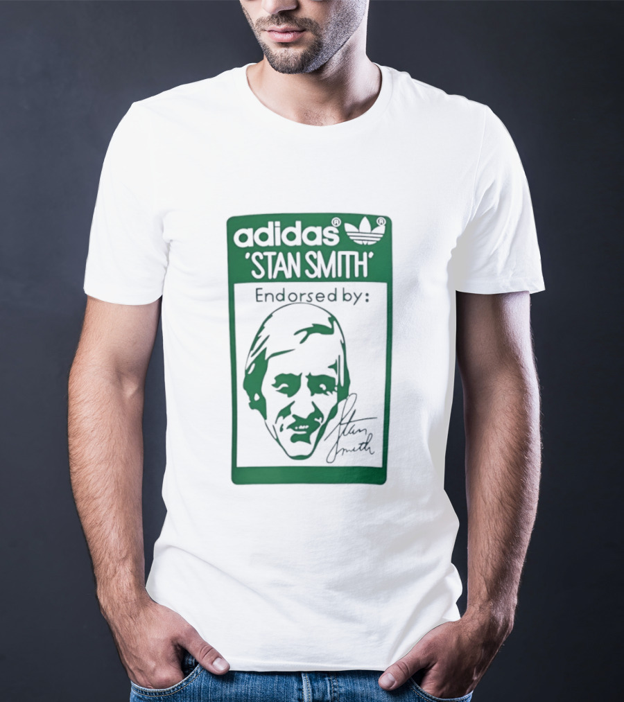Adidas Stan Smith Endorsed Logo Green T-Shirt