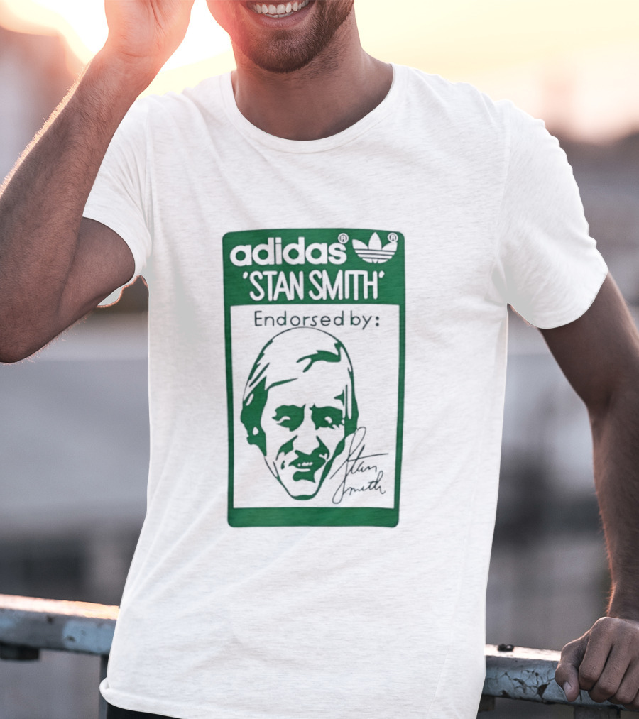 Adidas Stan Smith Endorsed Logo Green T-Shirt
