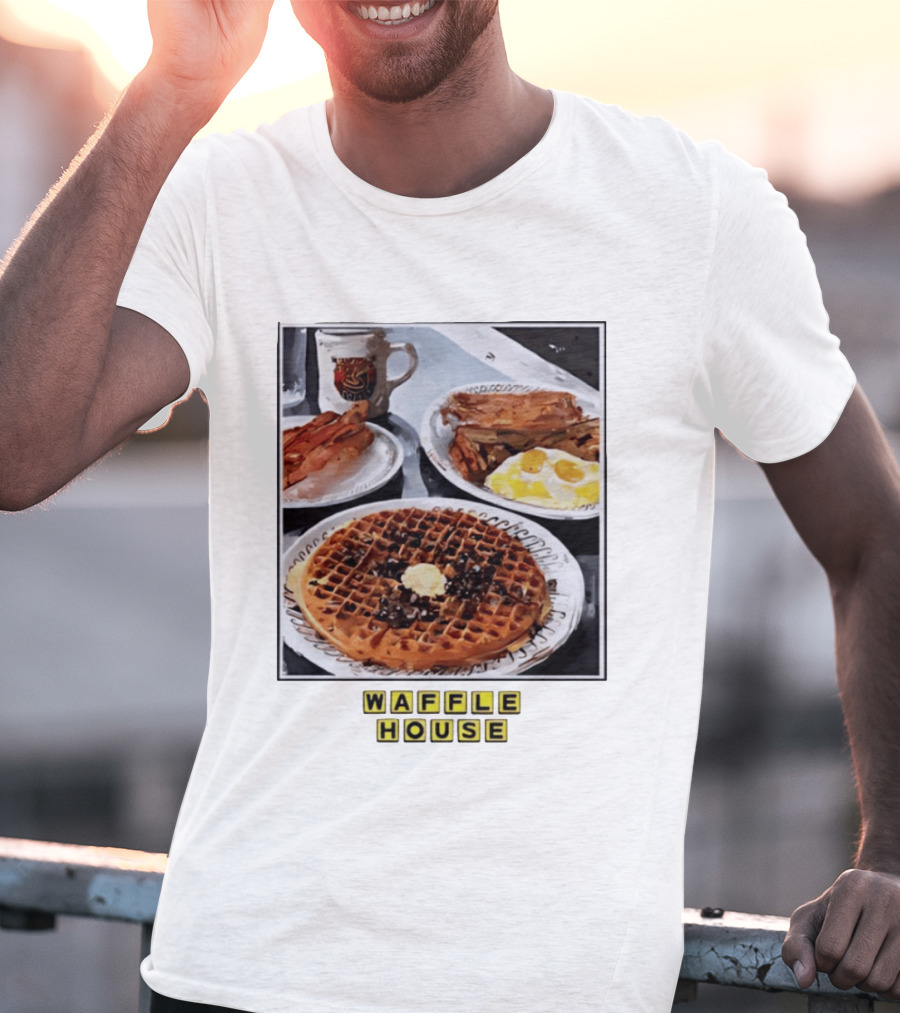 Onward Reserve Waffle House Breakfast Waffle Eggs Bacon T-Shirt