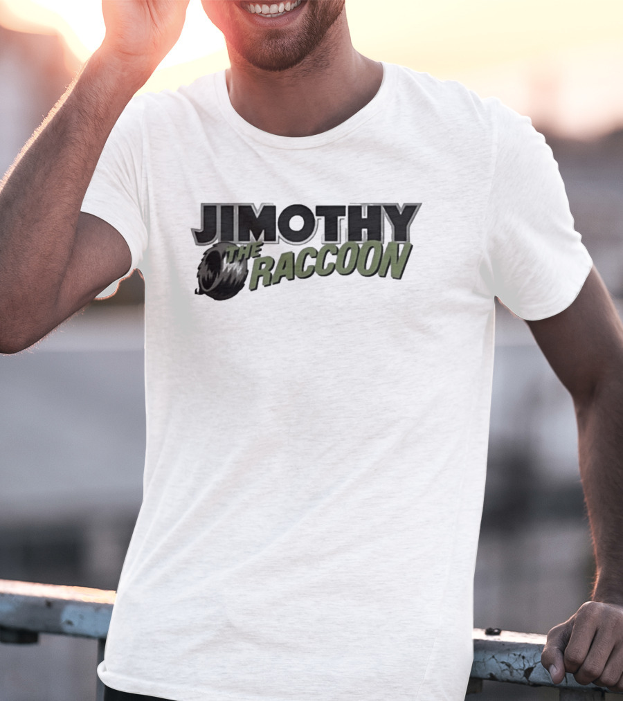 Jimothy The Raccoon Tire T-Shirt
