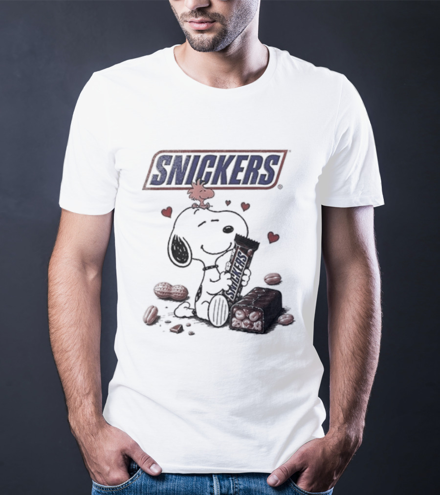 Peanuts Snoopy Woodstock Snickers You're Not You When Hungry T-Shirt