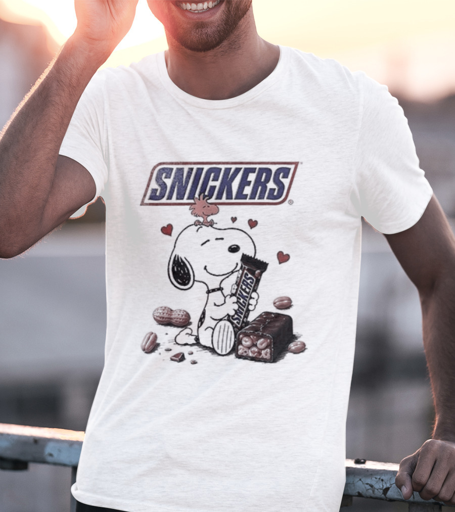 Peanuts Snoopy Woodstock Snickers You're Not You When Hungry T-Shirt