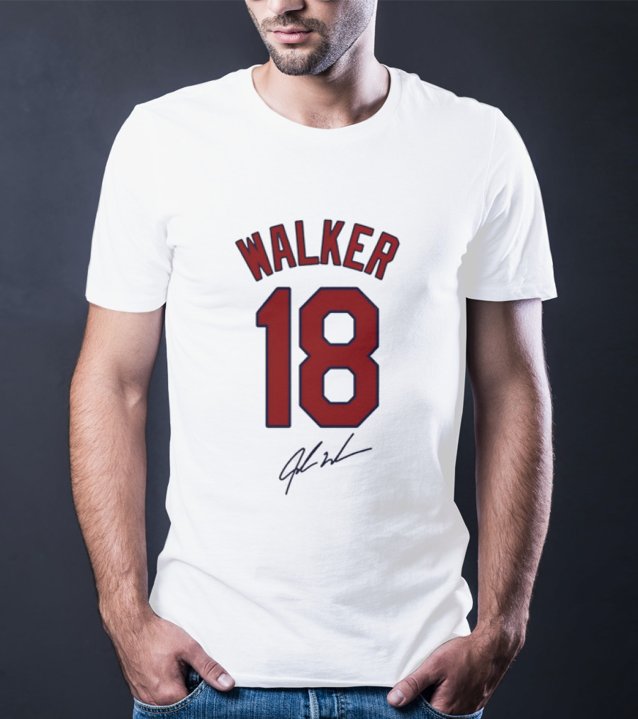 Walker 18 St Louis Cardinals Signature T-Shirt