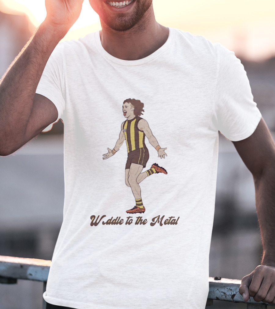 Weddle To The Metal Hawthorn Football Club Josh Weddle T-Shirt