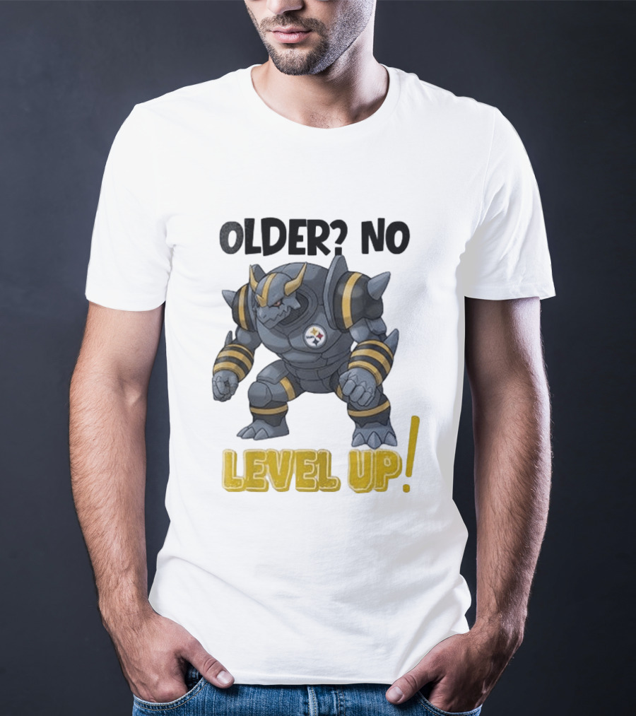 Pittsburgh Steelers X Pokémon 30th Anniversary Older No Level Up T-Shirt