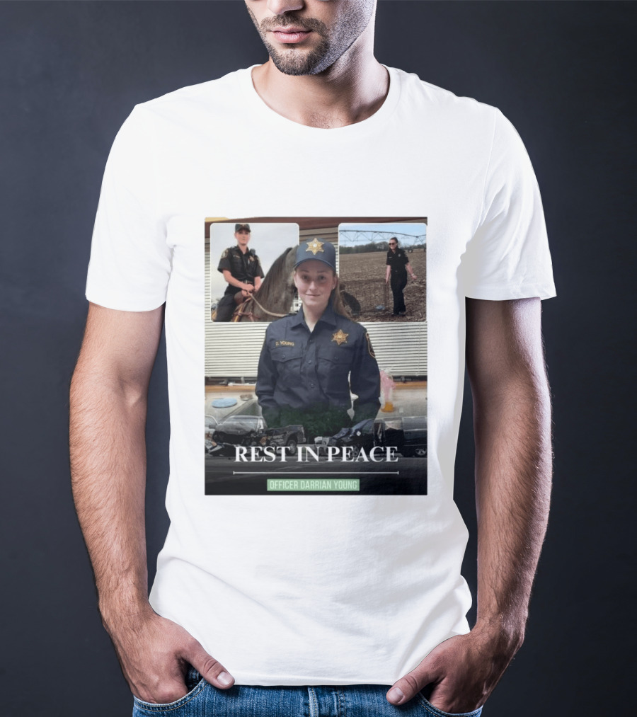 Rest In Peace Officer D. Young Memorial T-Shirt