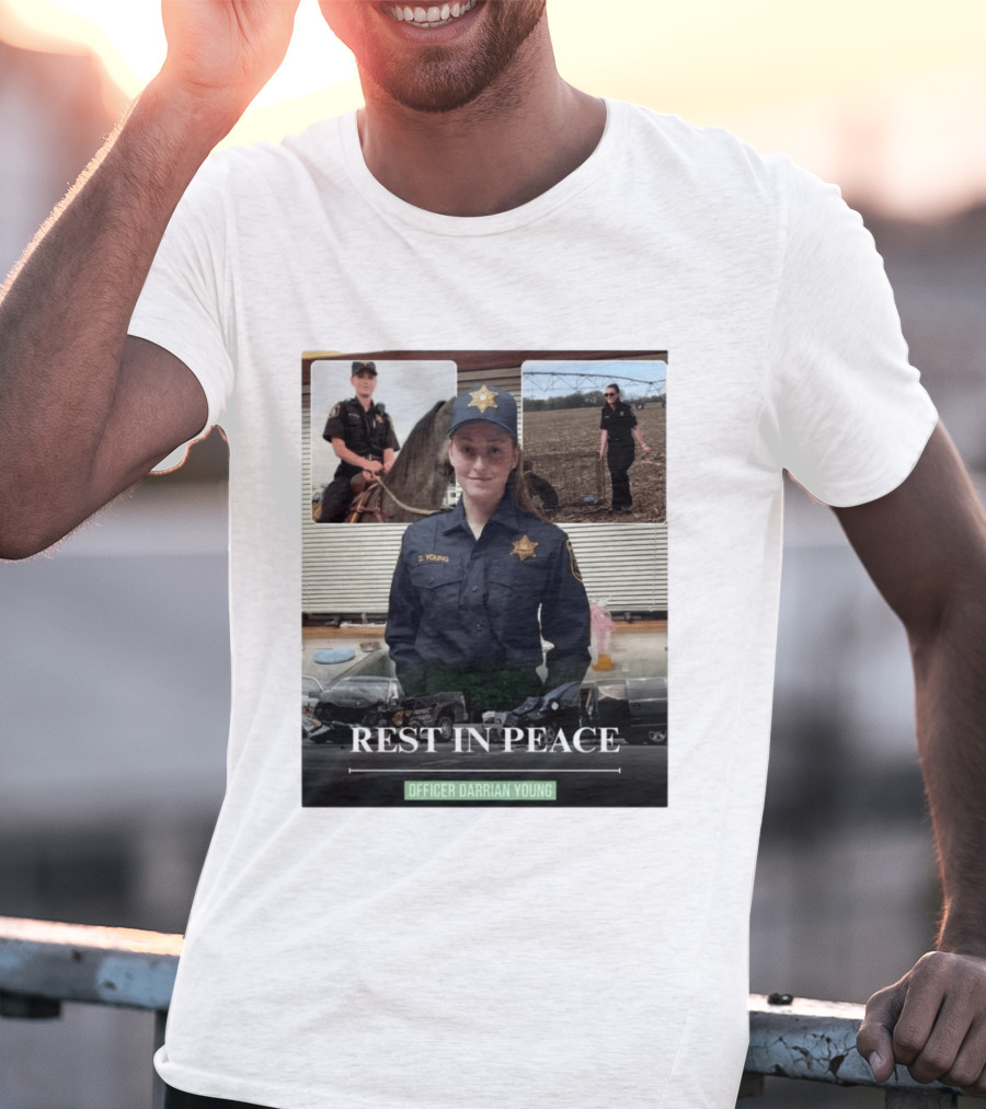Rest In Peace Officer D. Young Memorial T-Shirt