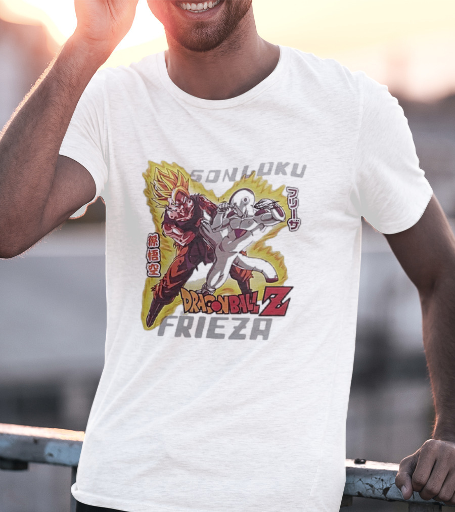 Son Goku Frieza Dragon Ball Z Anime Showdown T-Shirt