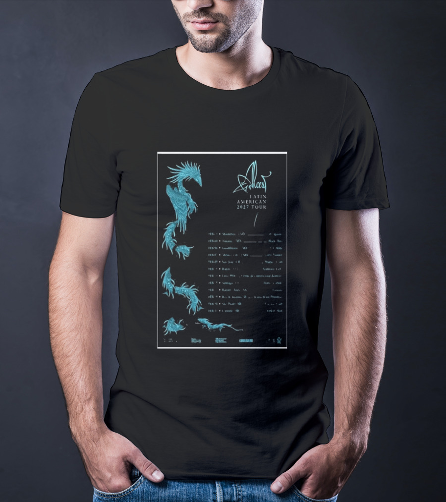 Alcest Latin American Tour 2027 Dates And Locations With Mythical Dragon T-Shirt
