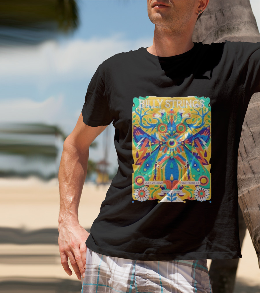 Billy Strings PeoplesBank Arena Hartford CT July 28 2026 T-Shirt