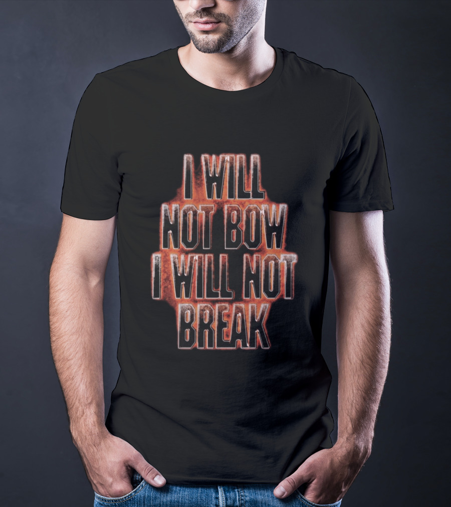Breaking Benjamin Merchandise I Will Not Bow I Will Not Break T-Shirt