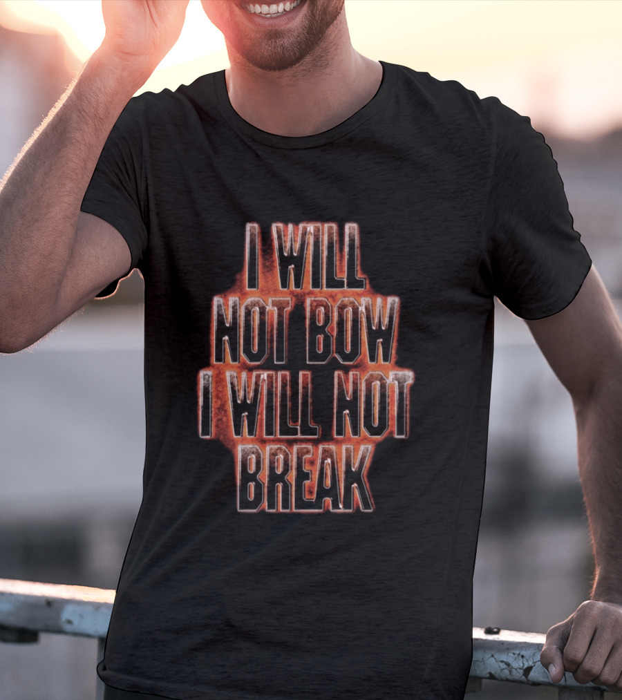 Breaking Benjamin Merchandise I Will Not Bow I Will Not Break T-Shirt