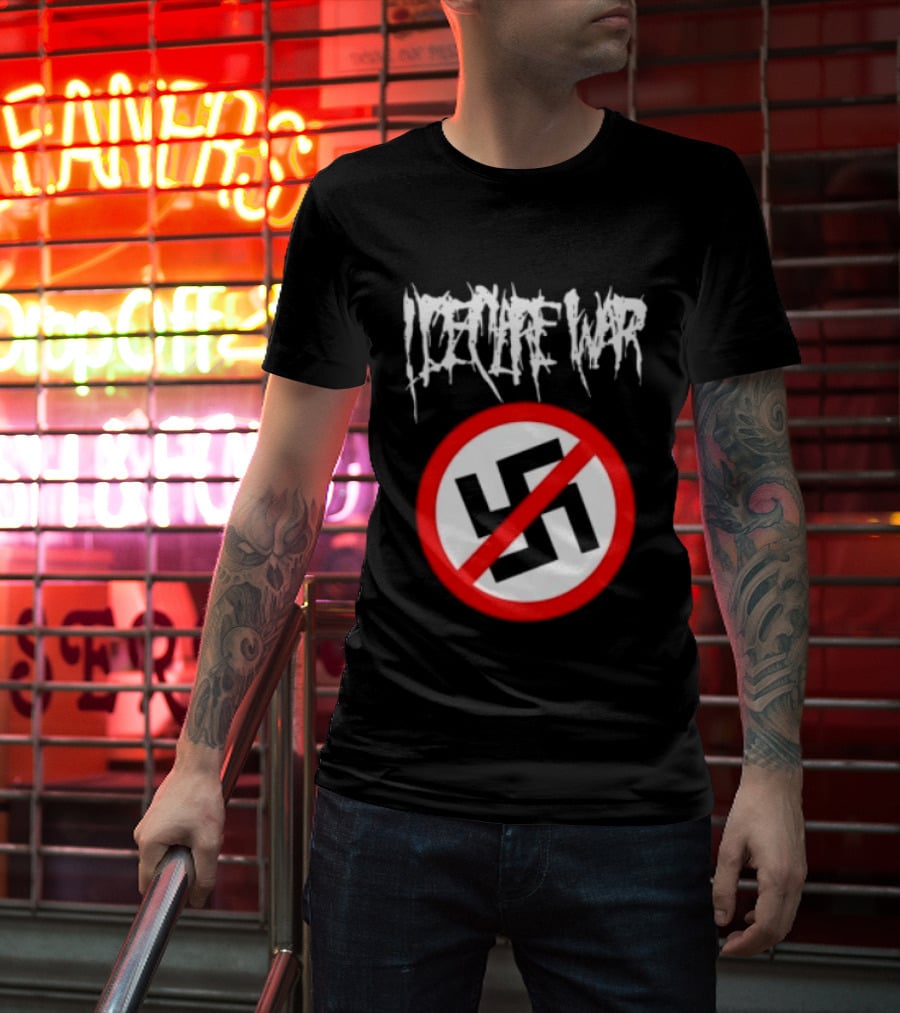 I Declare War Anti Nazi Symbol Graphic Merchnow Collection T-Shirt