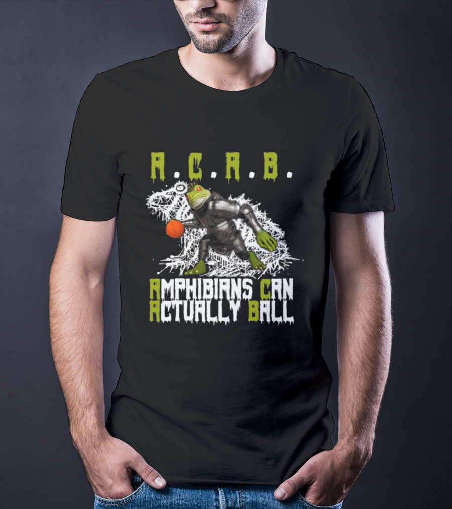 Firehouse 666 Store Acab Amphibians Can Actually Ball Frog Mallet T-Shirt