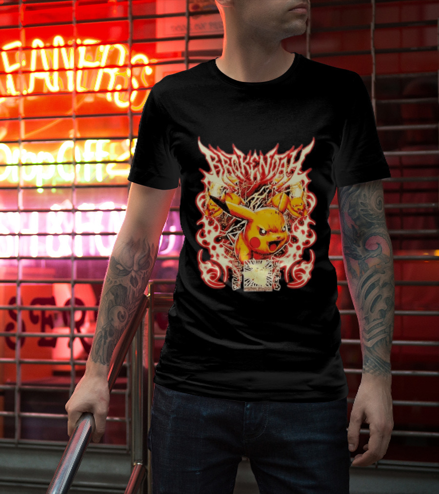 Brokendah High Voltage Pikachu Pokémon Electric Burst T-Shirt