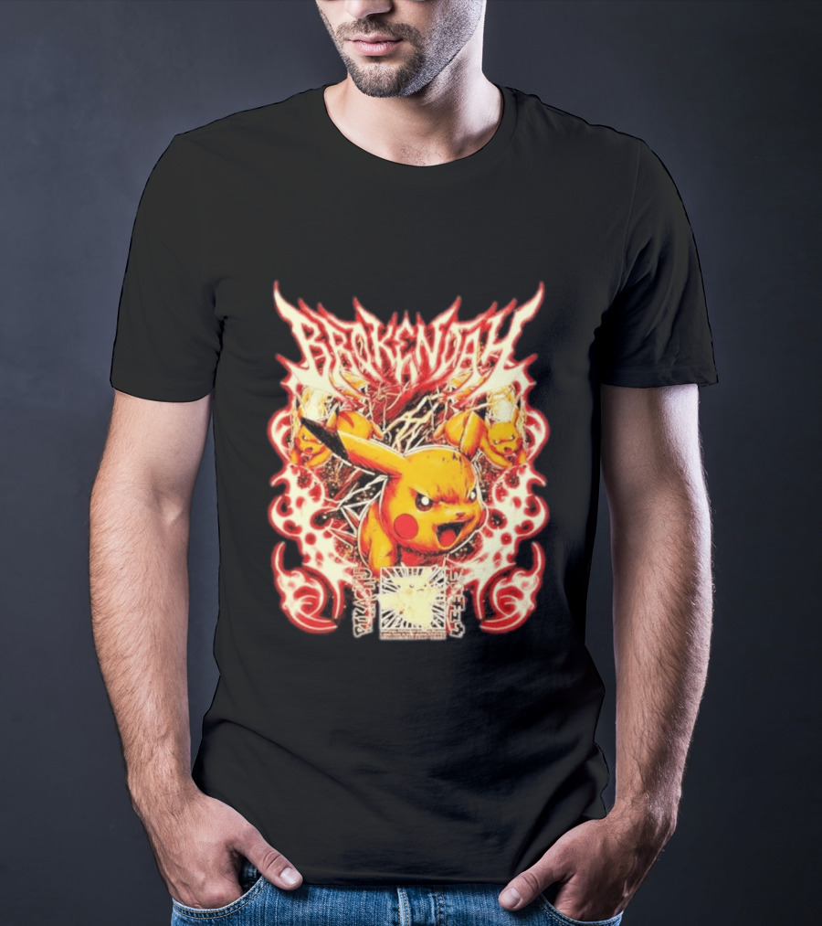 Brokendah High Voltage Pikachu Pokémon Electric Burst T-Shirt