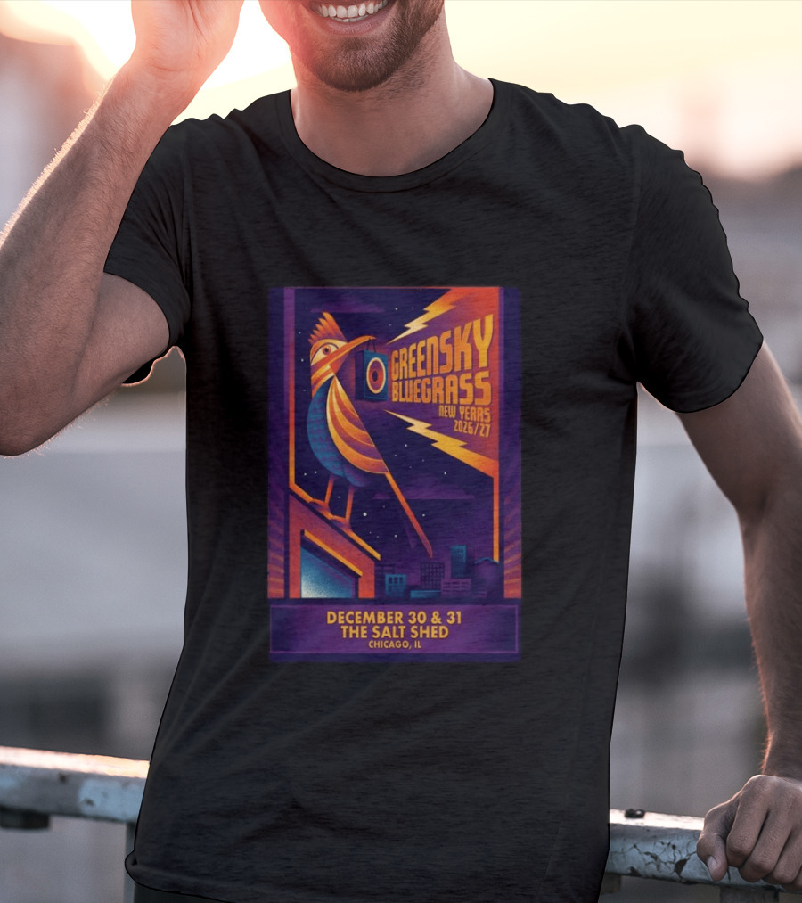 GreenSky Bluegrass New Years 2026/27 December 30 & 31 The Salt Shed Chicago IL T-Shirt