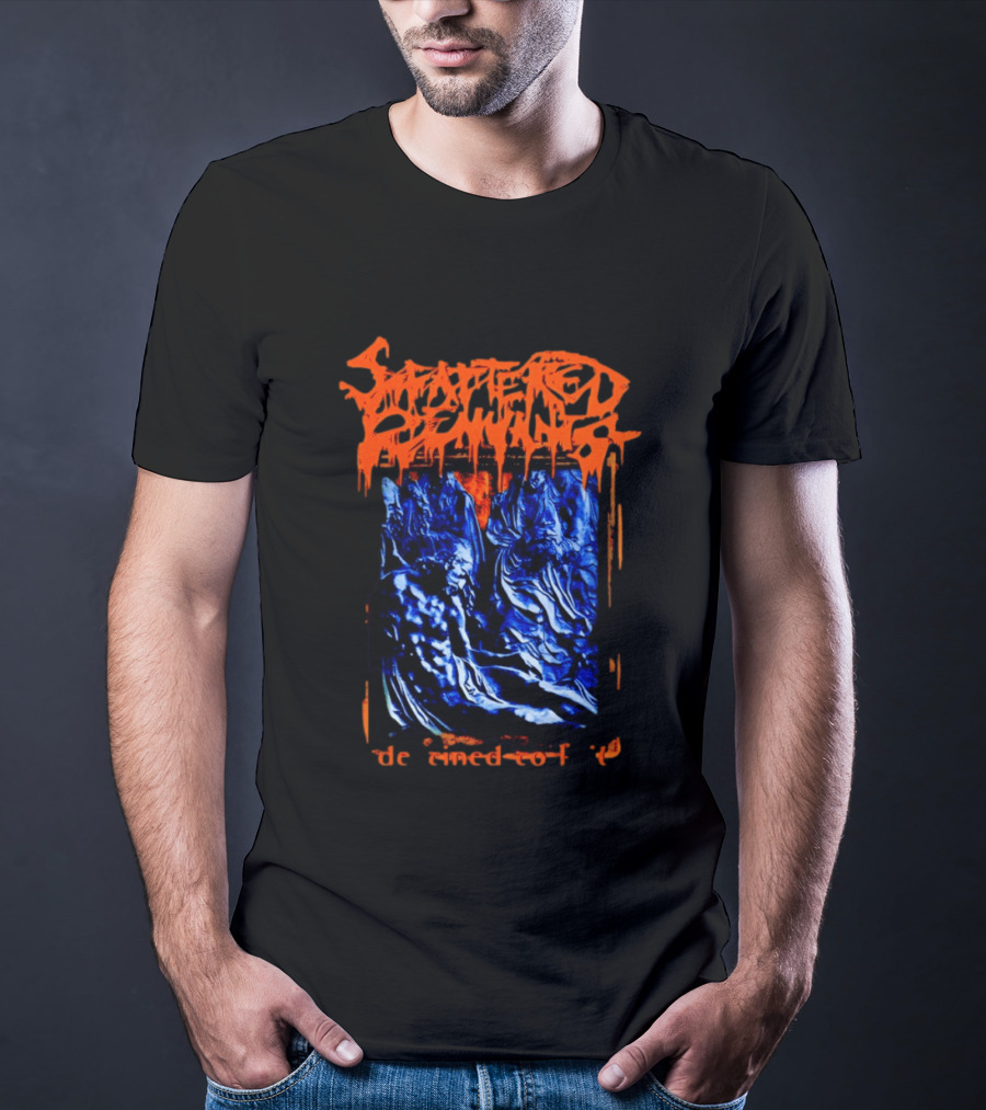 Scattered Remnants Destined To Fail Death Metal Album Cover T-Shirt