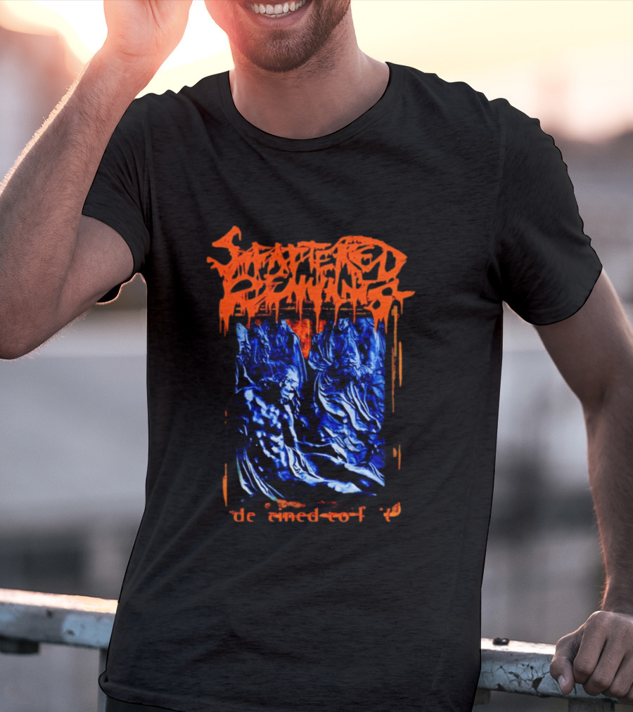 Scattered Remnants Destined To Fail Death Metal Album Cover T-Shirt