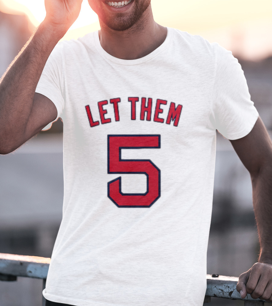 2026 Red Sox Let Them 5 Jersey Giveaway Red Sox Promotion T-Shirt