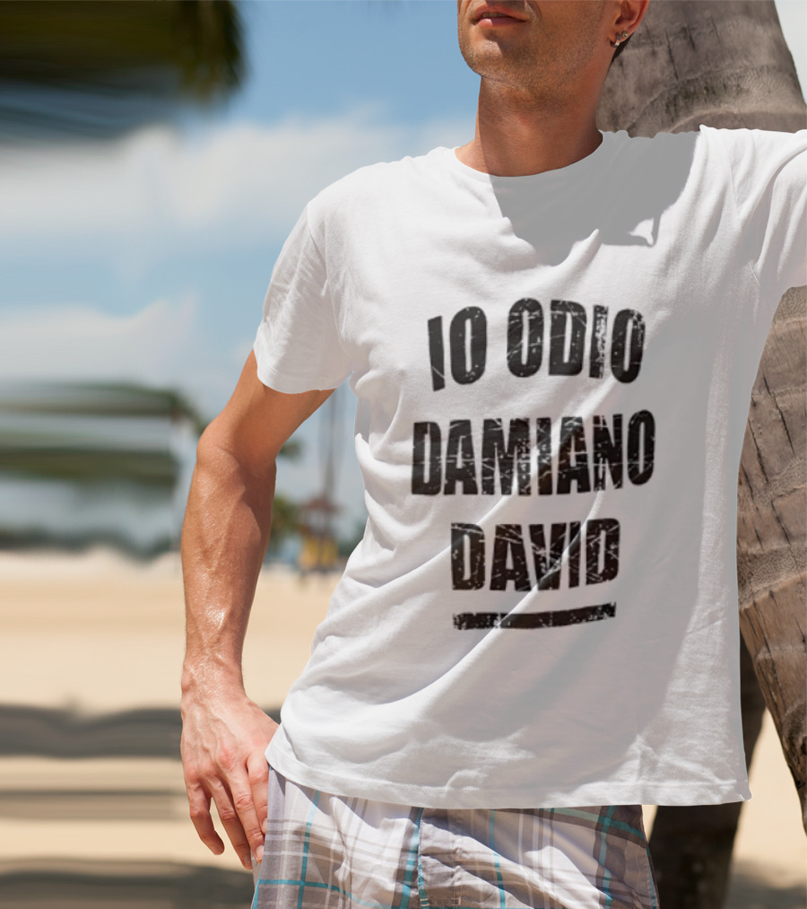 Trendy Io Odio Damiano David Emozione Ribelle Moda कूल T-Shirt