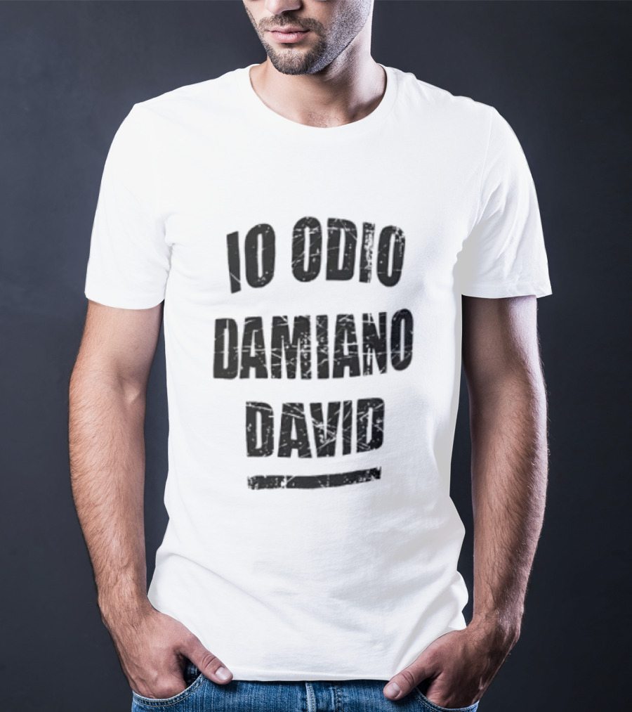 Trendy Io Odio Damiano David Emozione Ribelle Moda कूल T-Shirt