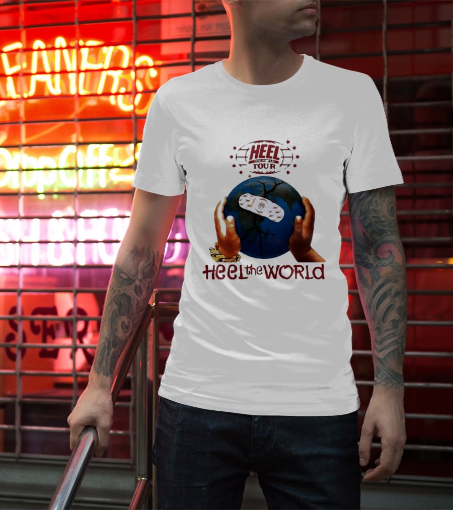 Westside Gunn Heel The World Tour Griselda Bandaged Earth And Hands T-Shirt