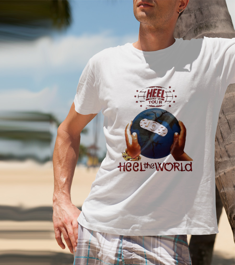 Westside Gunn Heel The World Tour Griselda Bandaged Earth And Hands T-Shirt