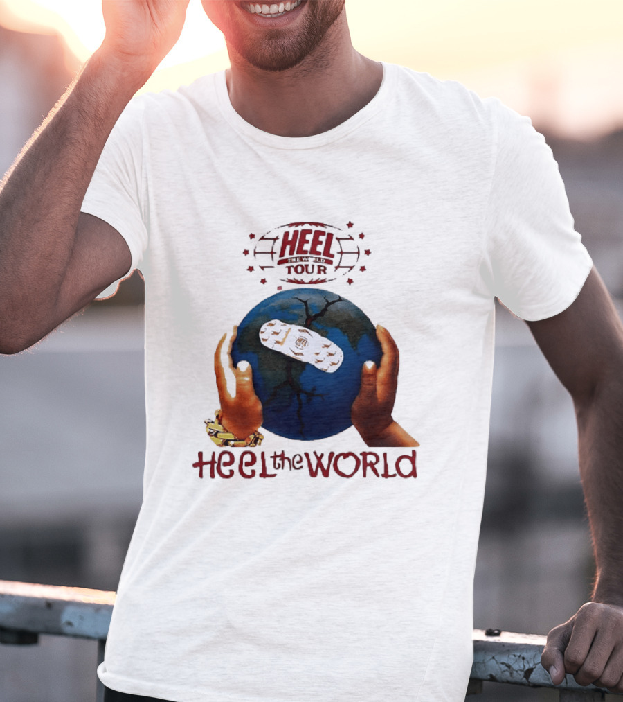 Westside Gunn Heel The World Tour Griselda Bandaged Earth And Hands T-Shirt