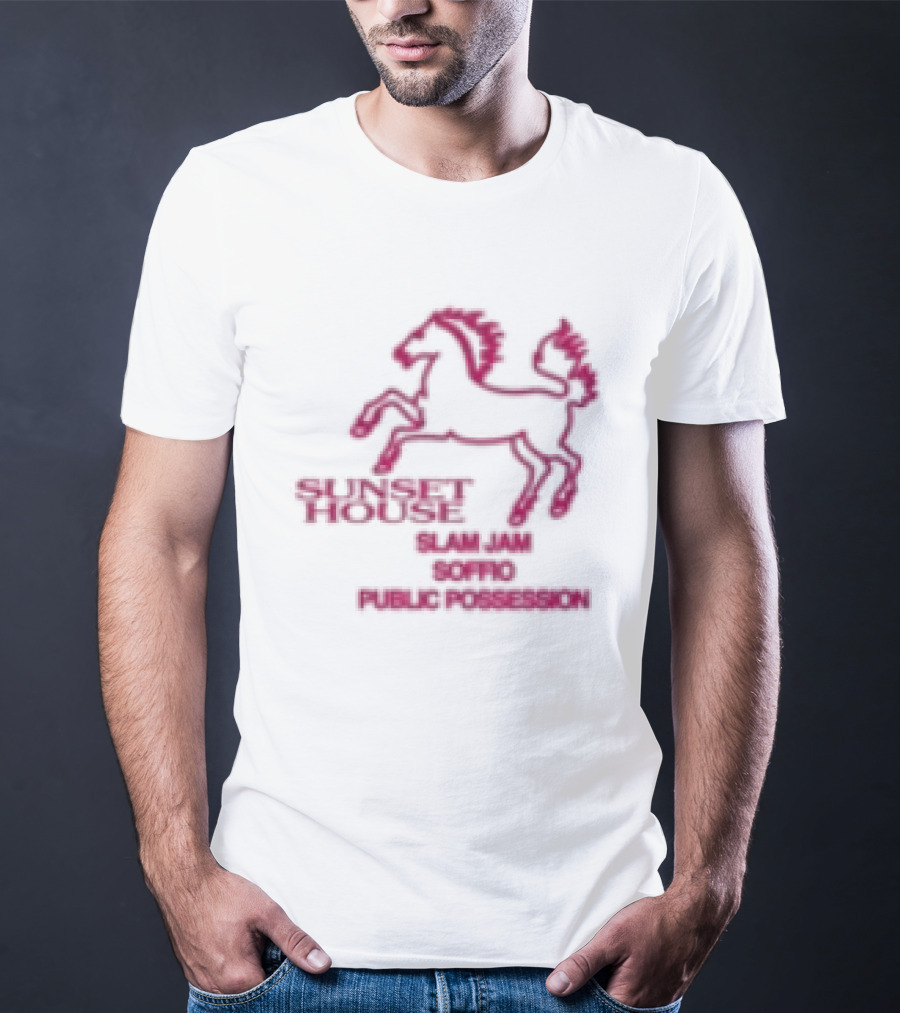 Public Possession Store Slam Jam Soffio Sunset House T-Shirt