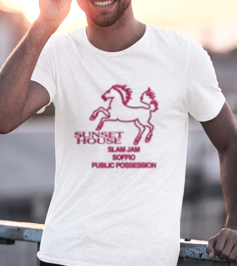 Public Possession Store Slam Jam Soffio Sunset House T-Shirt