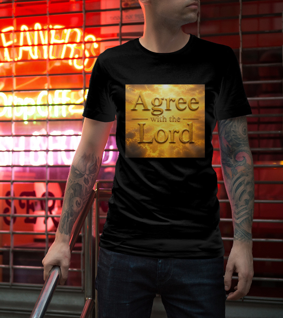 Agree With The Lord Golden Cloudy Sky T-Shirt