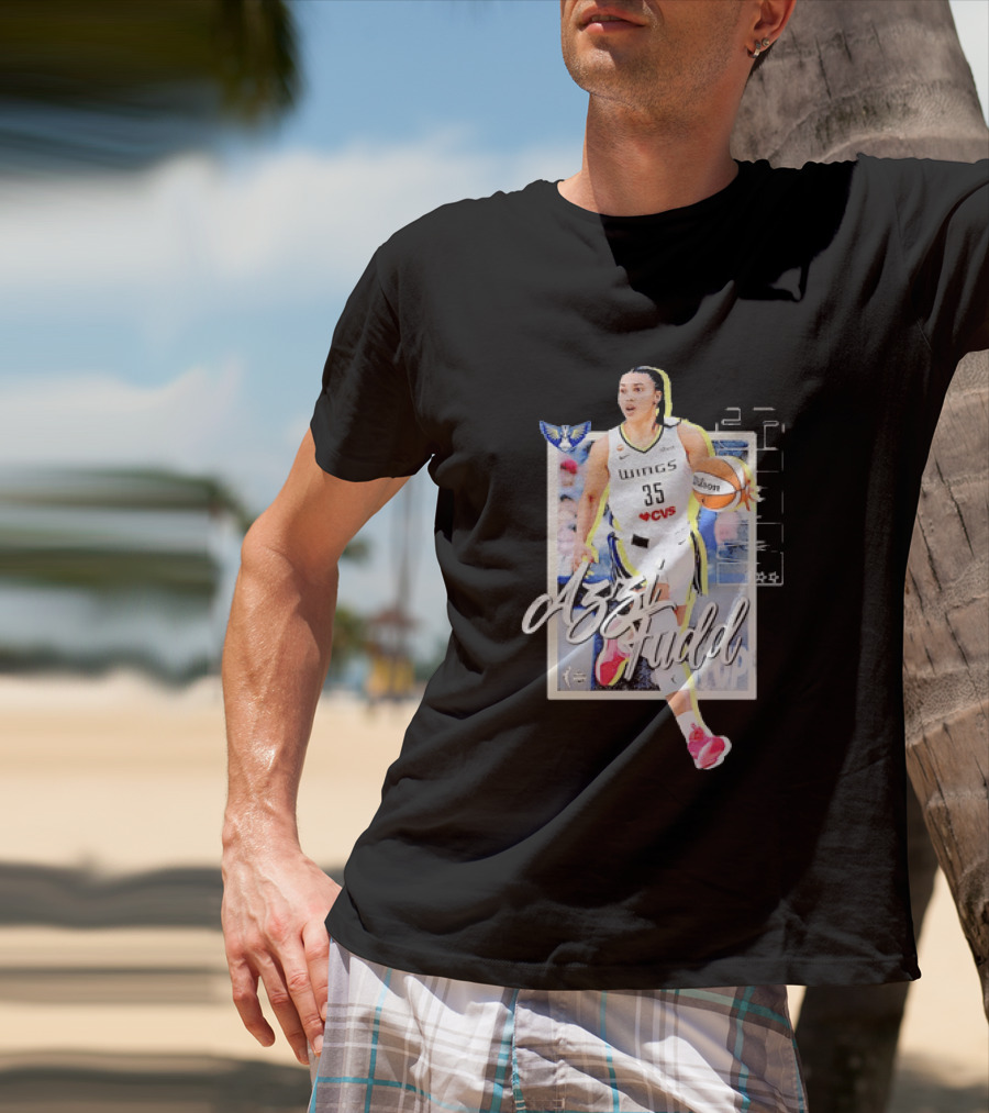 Azzi Fudd Dallas Wings 35 Basketball WNBA Slam Magazine Cover Sports Fashion T-Shirt