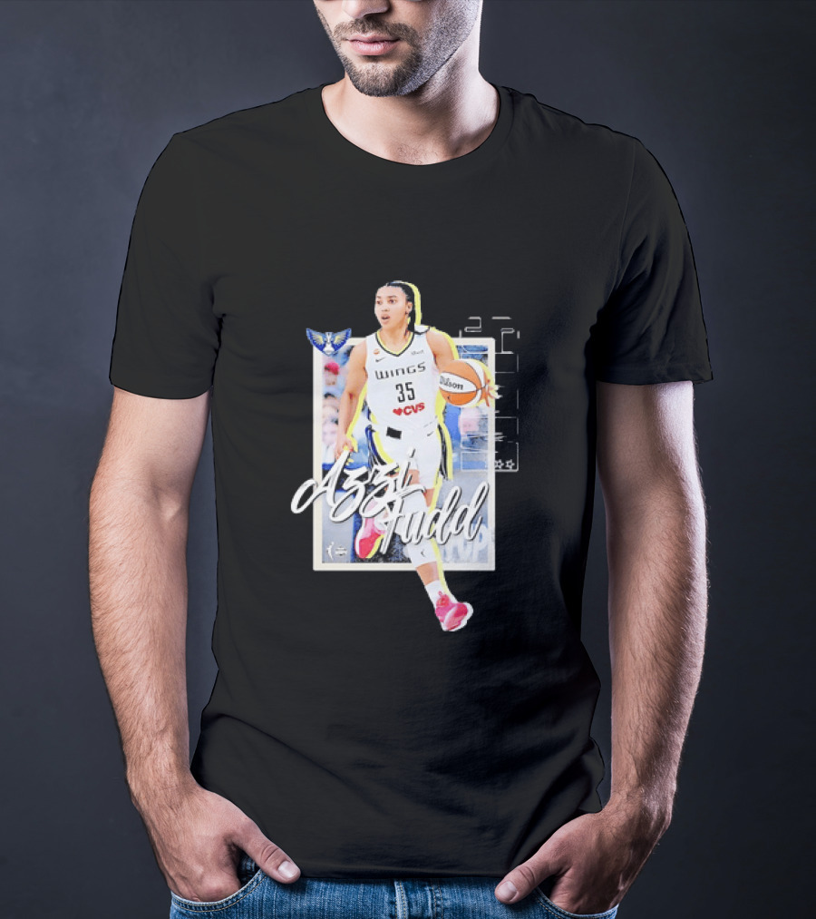 Azzi Fudd Dallas Wings 35 Basketball WNBA Slam Magazine Cover Sports Fashion T-Shirt