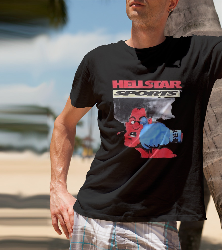 Hellstar Sports Boxing Comic Urban Streetwear T-Shirt