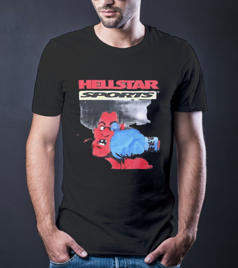 Hellstar Sports Boxing Comic Urban Streetwear T-Shirt