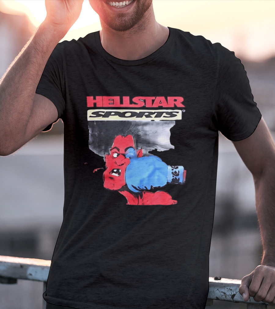 Hellstar Sports Boxing Comic Urban Streetwear T-Shirt